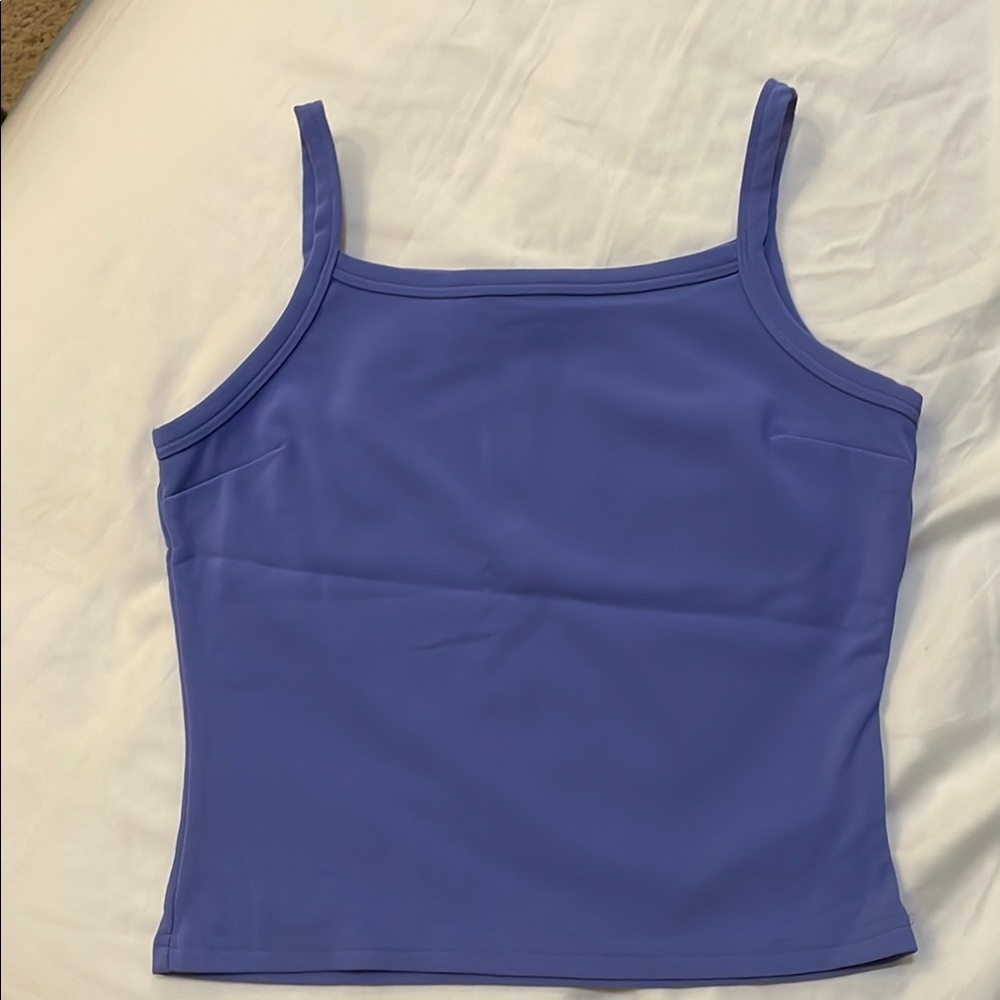 Fitted Blue and Purple Camisole Top